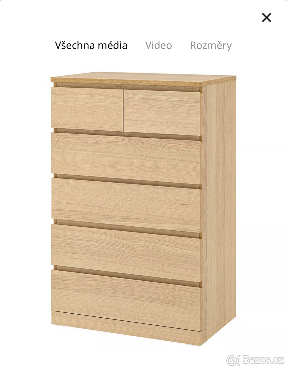 Komoda IKEA 6 supliku
