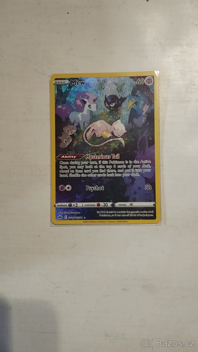 Pokémon karta Mew GG10/GG70