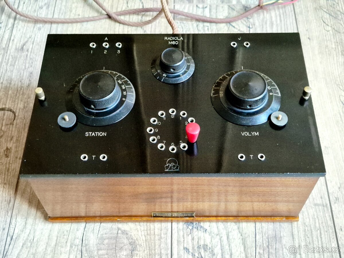 Starožitné rádio Radiola M60, 1927-192833