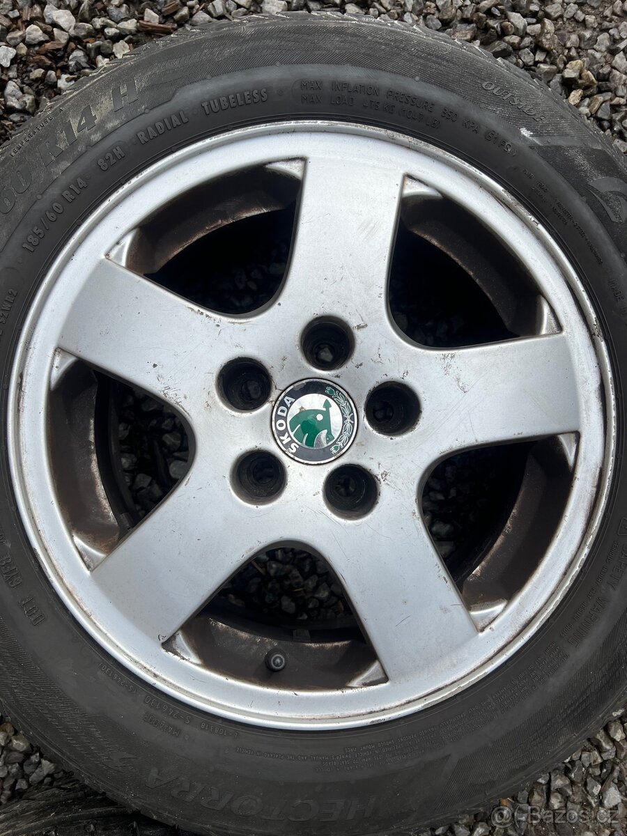 14” ALU kola 5x100-Škoda Fabia 1