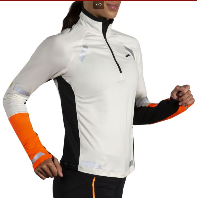 Běžecké triko svítivé BROOKS Run Visible Zip NOVÉ