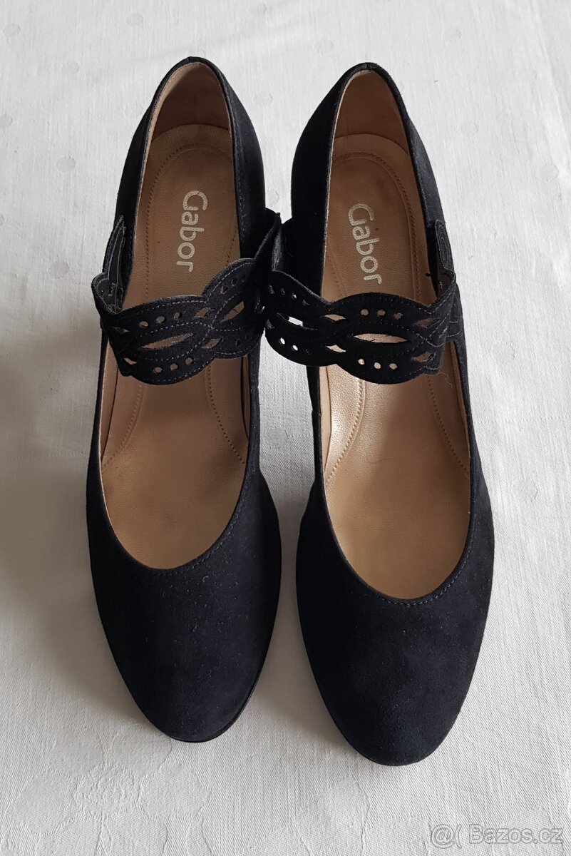 Černé společenské lodičky – značka GABOR
