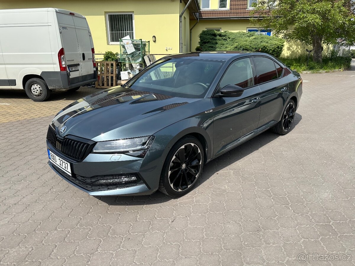 PRONÁJEM VOZIDLA SKODA SUPERB SPORT LINE, 2.0 TDi, DSG, R.V.
