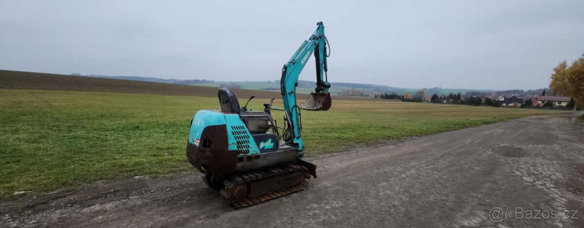 JAPONSKÝ MINIBAGR KOBELCO SK015 1500KG