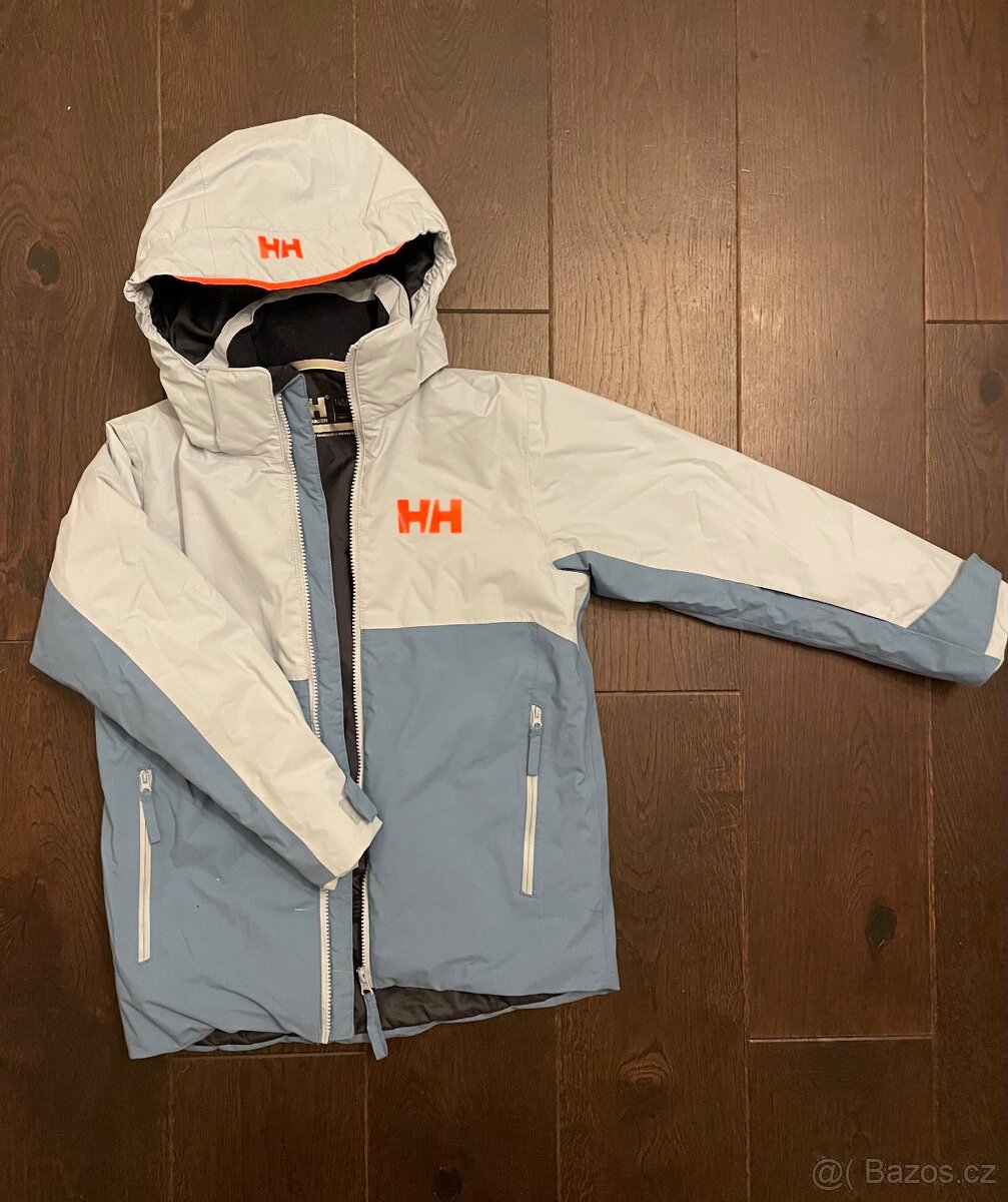 HELLY HANSEN dětské lyžařské kalhoty a bunda 140/10 let