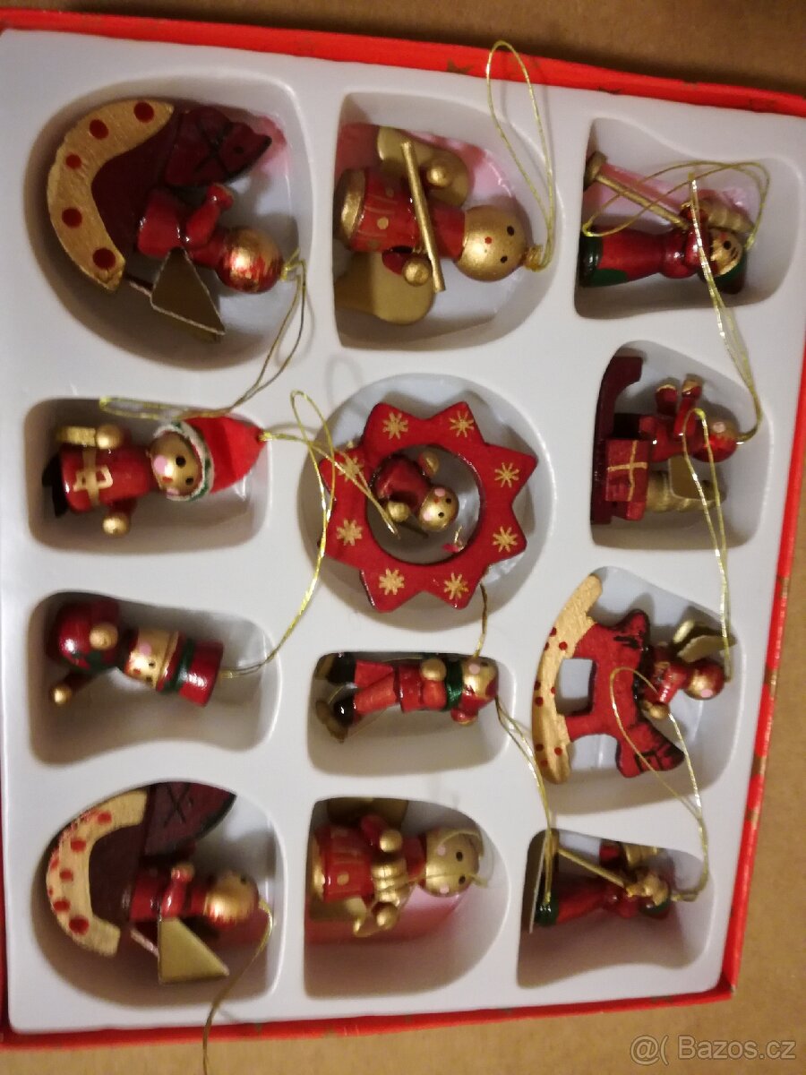 Dřevěné vánoční ozdoby