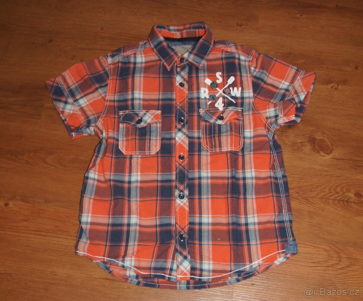 Kostkovaná košile H&M - vel. 140
