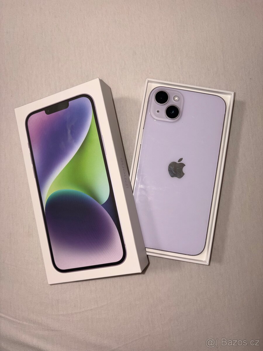 Iphone 14 plus 128GB fialový