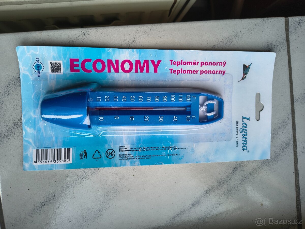 Bazénový teploměr nový