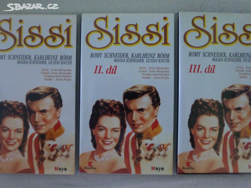 VHS originál SISSI (komplet)