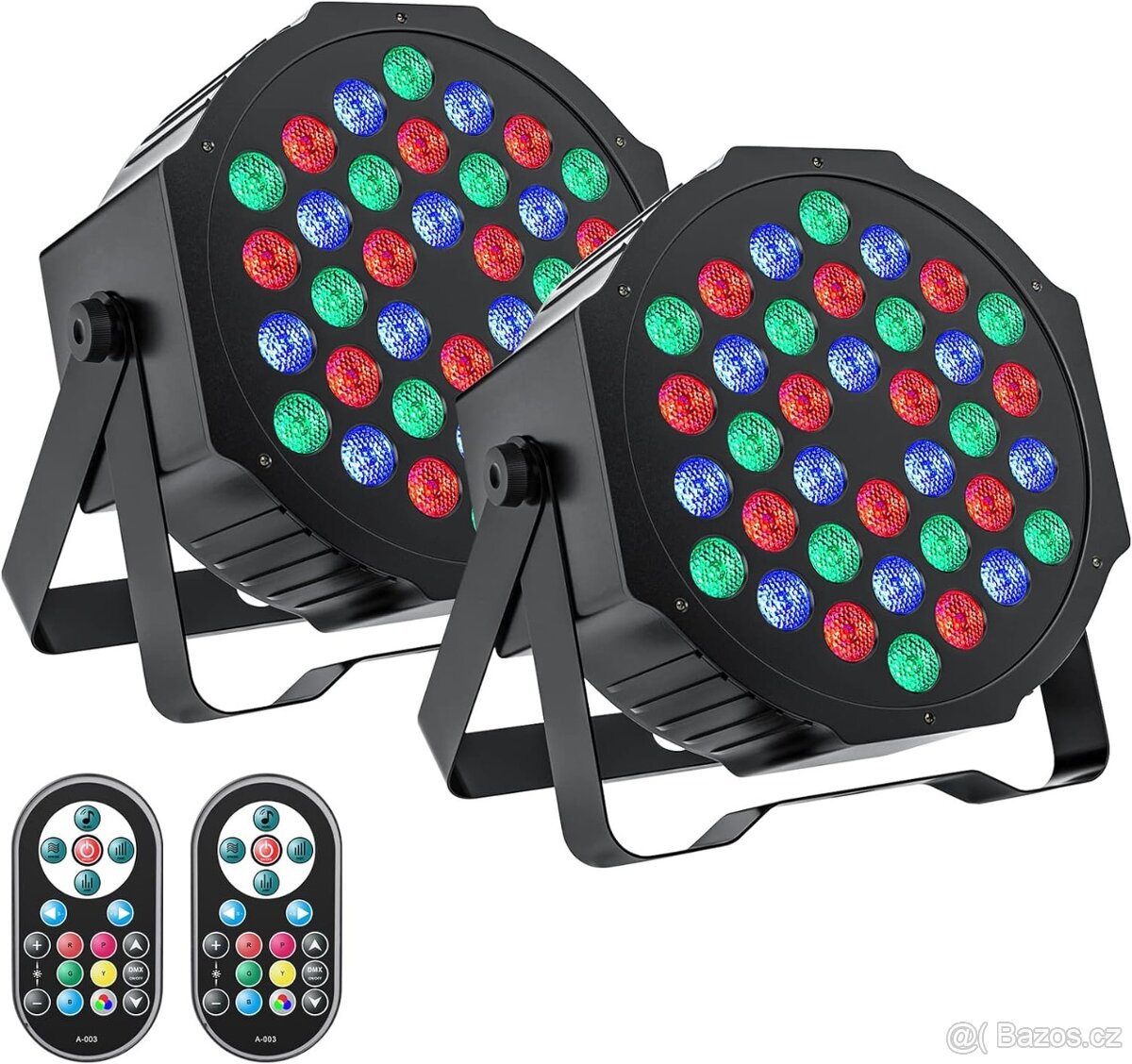 LED Par Lights Osvětlení rgb 36led  nové cena za 2ks