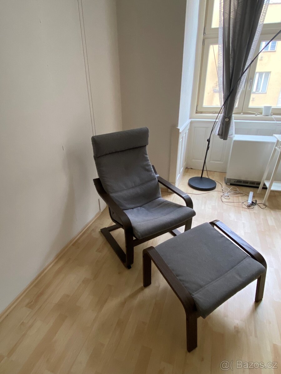 Prodám křeslo s podnožkou