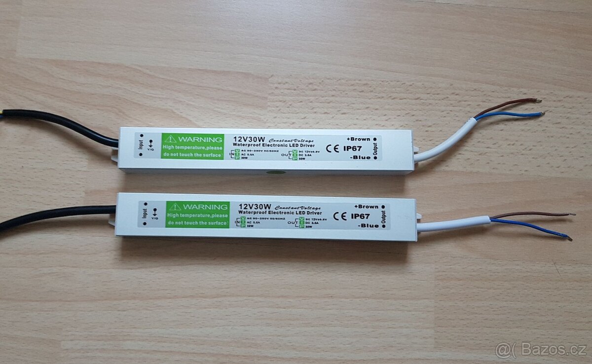 LED napájecí zdroj 12V=/30W
