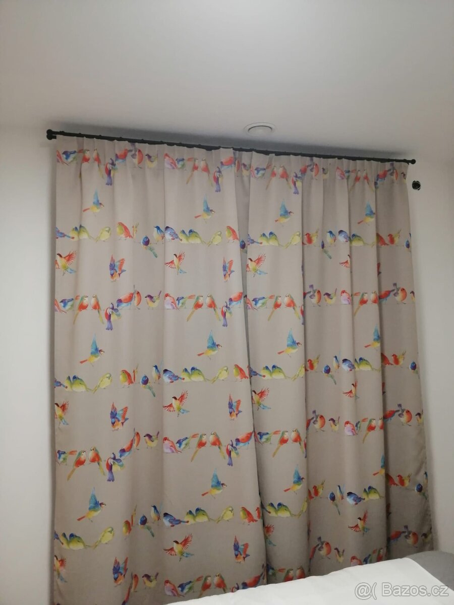 Zatemňovací látka Dimout vzor, š. 300 cm