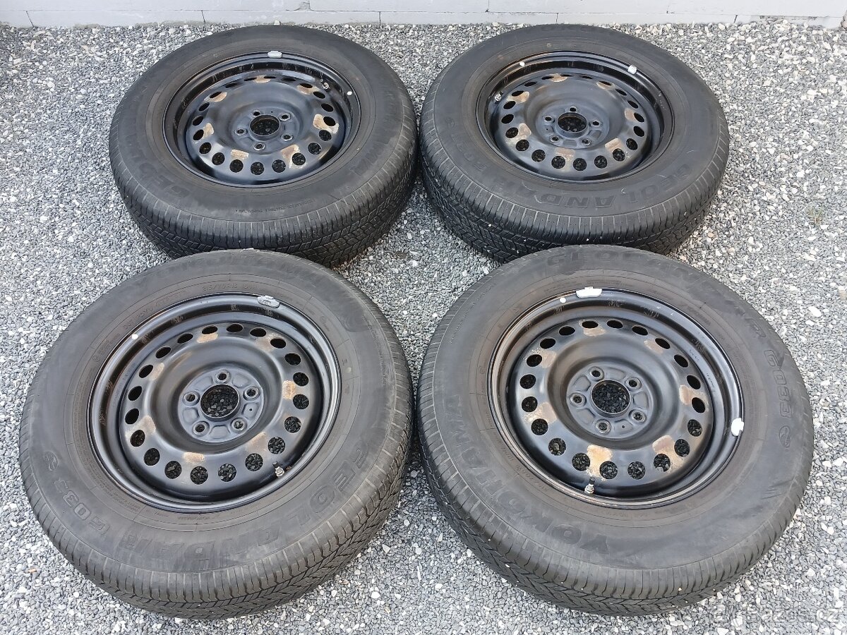 Letní kompletní kola Mitsubishi ASX 215/70/16 vzorek 6mm