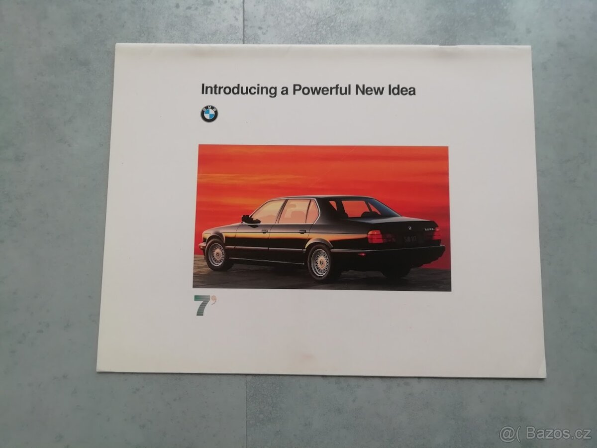 BMW E32 740i, 740il, M60B40 - katalog USA