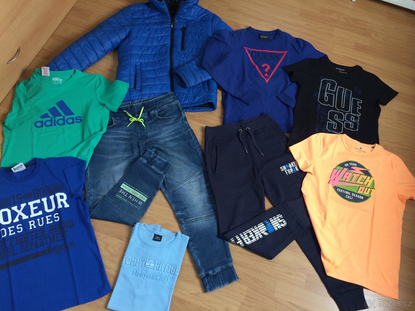Prodám oblečení vel.S-M,zn.zara,guess,adidas,tom tailor