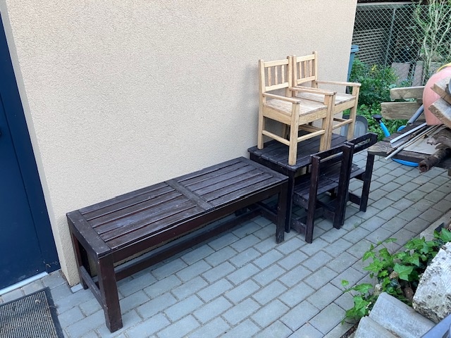 Dětský zahradní nábytek