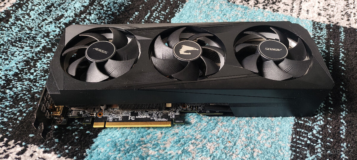 Použitá gigabyte aorus RTX 3060ti
