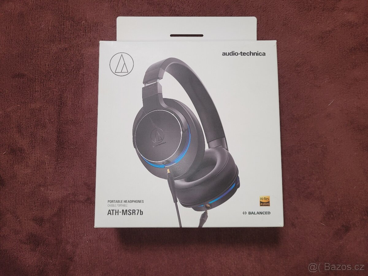 Prodám sluchátka Audio-Technica ATH-MSR7b