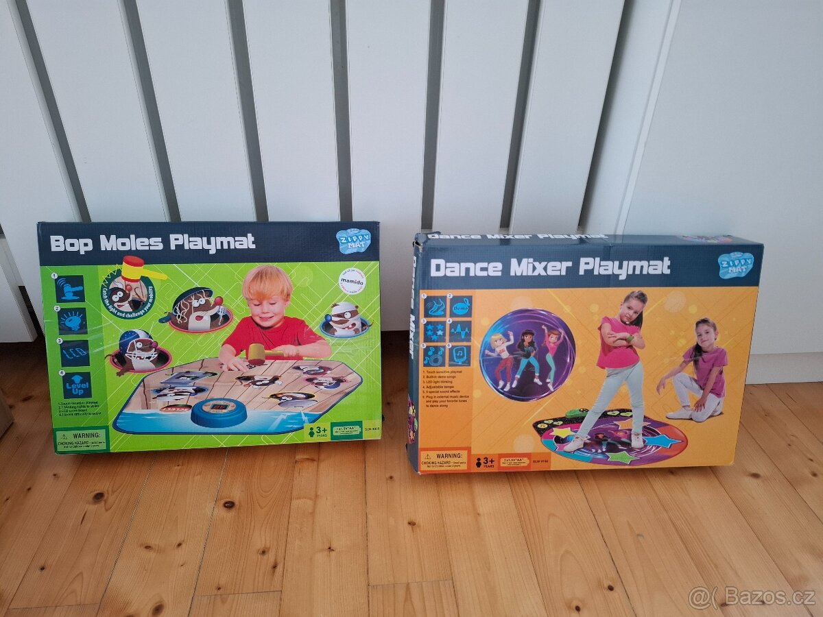 Hrací podložky, taneční podložka, zabíjení krtka