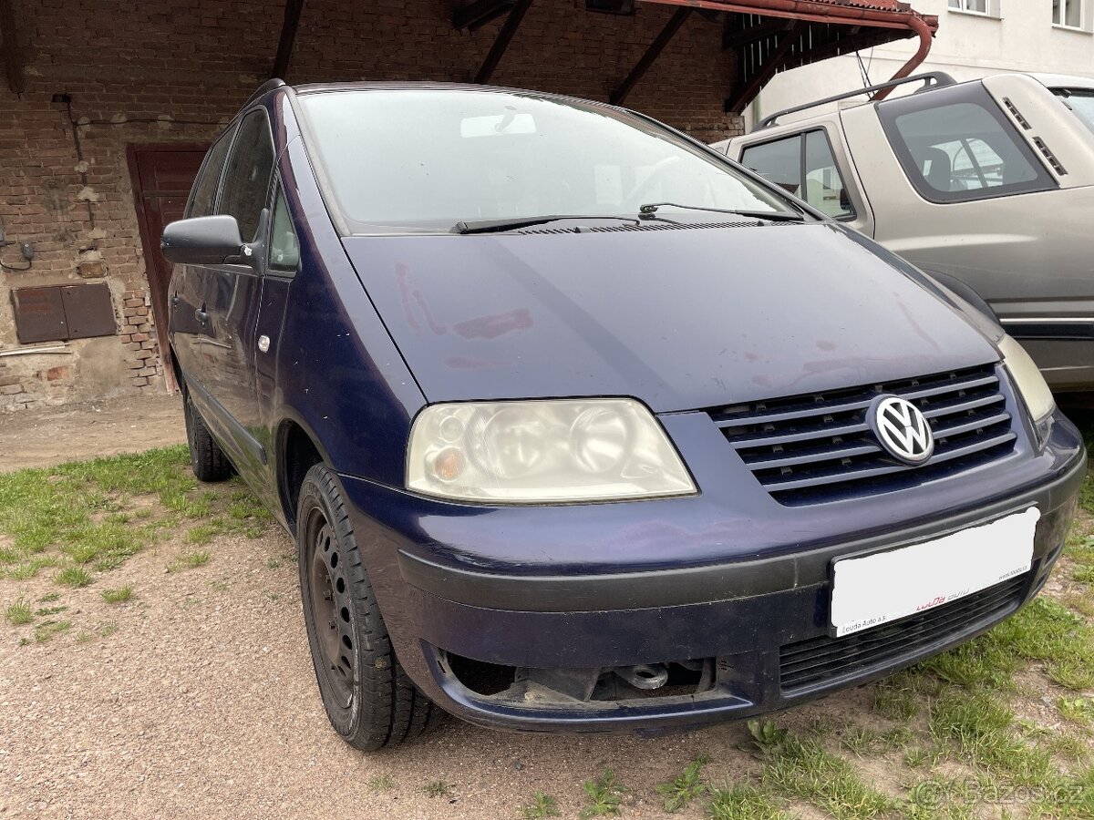 Volkswagen Sharan I (1) 1.9TDI 85kW Náhradní díly