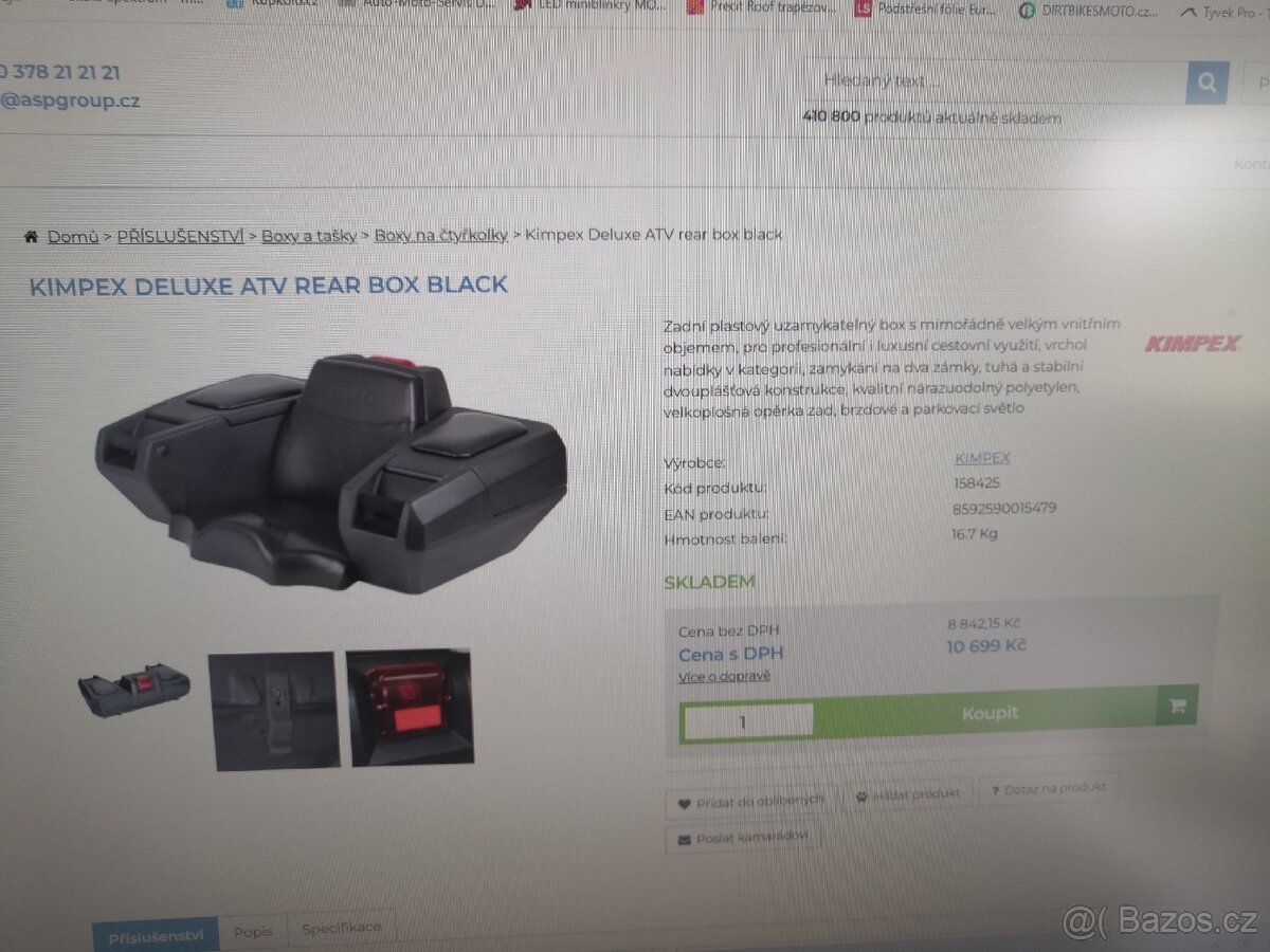 Kufr na ctyrkolku