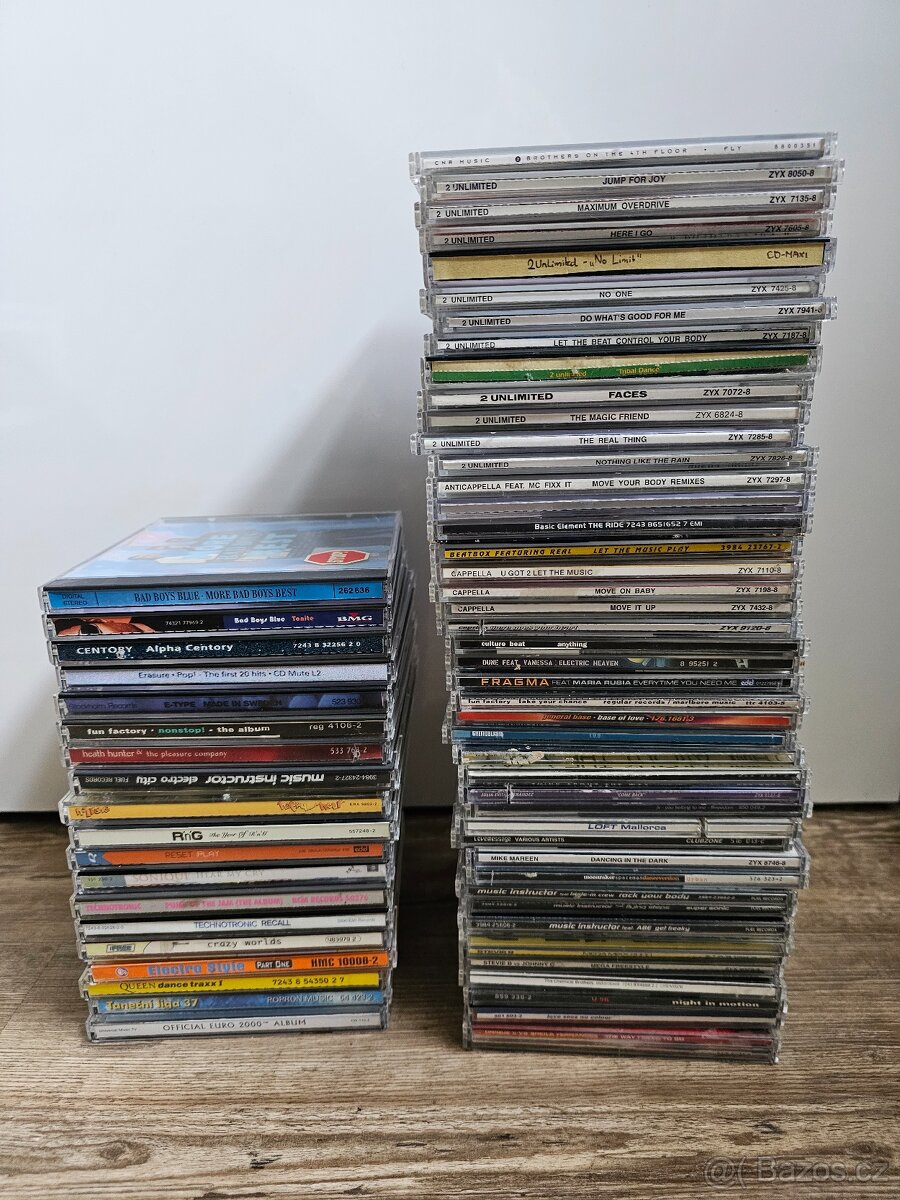 PRODÁM KOLEKCI CD - EURODANCE 90/80 (ALBA, SINGLY)
