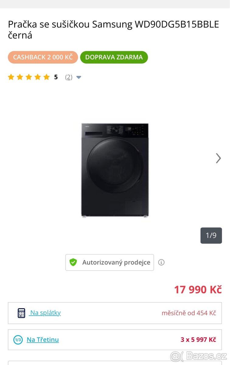 Pračka se sušičkou