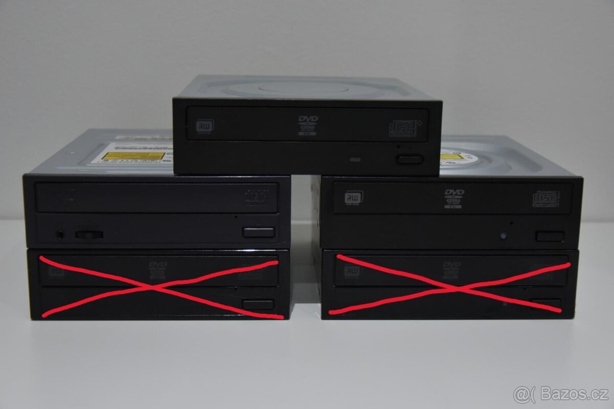 CD DVD-RW SATA Mechanika 3ks