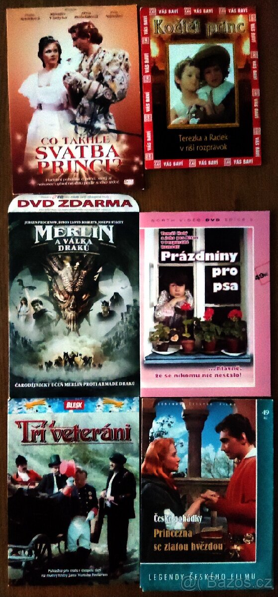 Pohádky filmy pro celou rodinu DVD NOVÉ NEROZBALENÉ