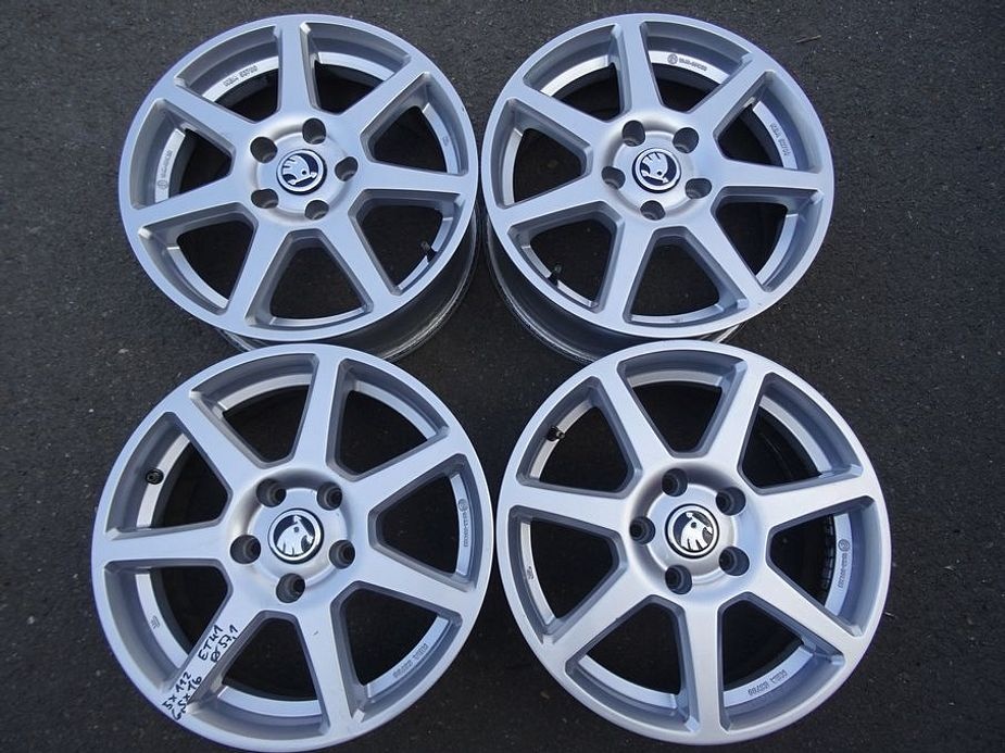 Alu disky na Škoda, VW, 16", 5x112, ET 41, šířka 6,5J