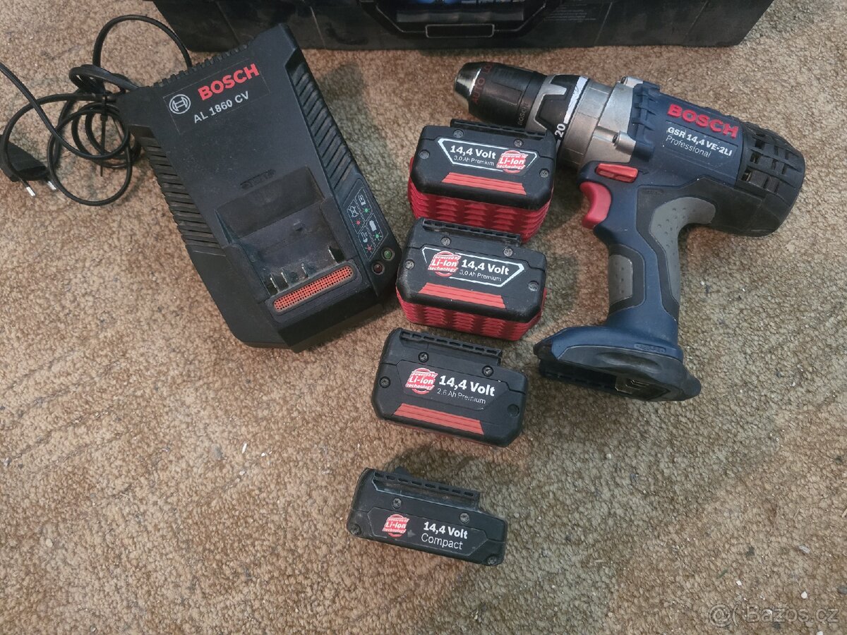 Aku vrtací šroubovák Bosch GSR 14,4-2-LI Plus Professional