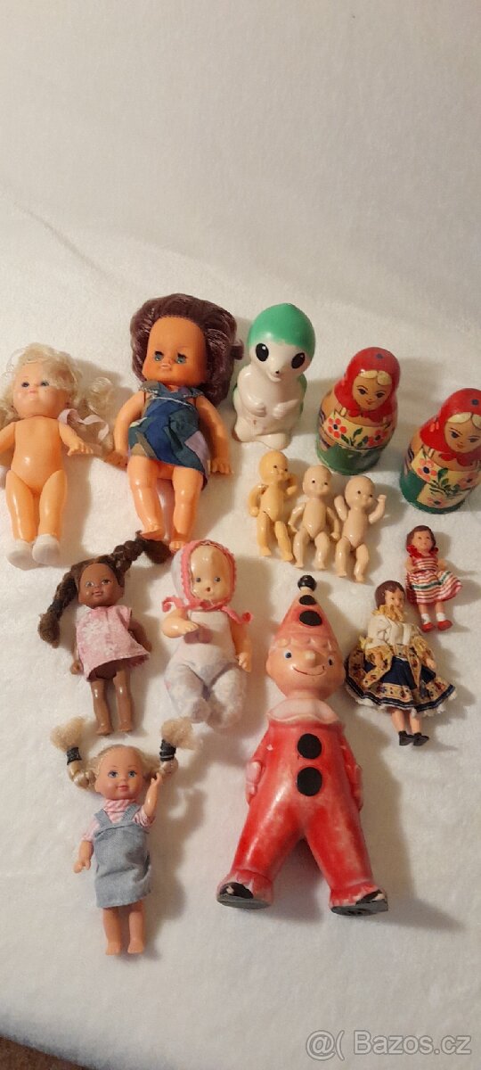 PANENKY, PÍSKACÍ FIGURKY, MATRJOŽKY - BÁBUŠKY