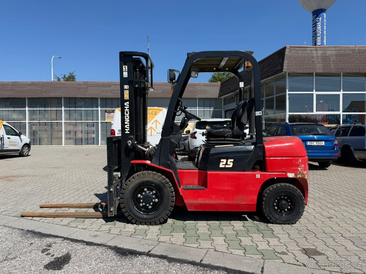 Vysokozdvižný vozík HANGCHA CPCD 25, nosnost 2500 kg