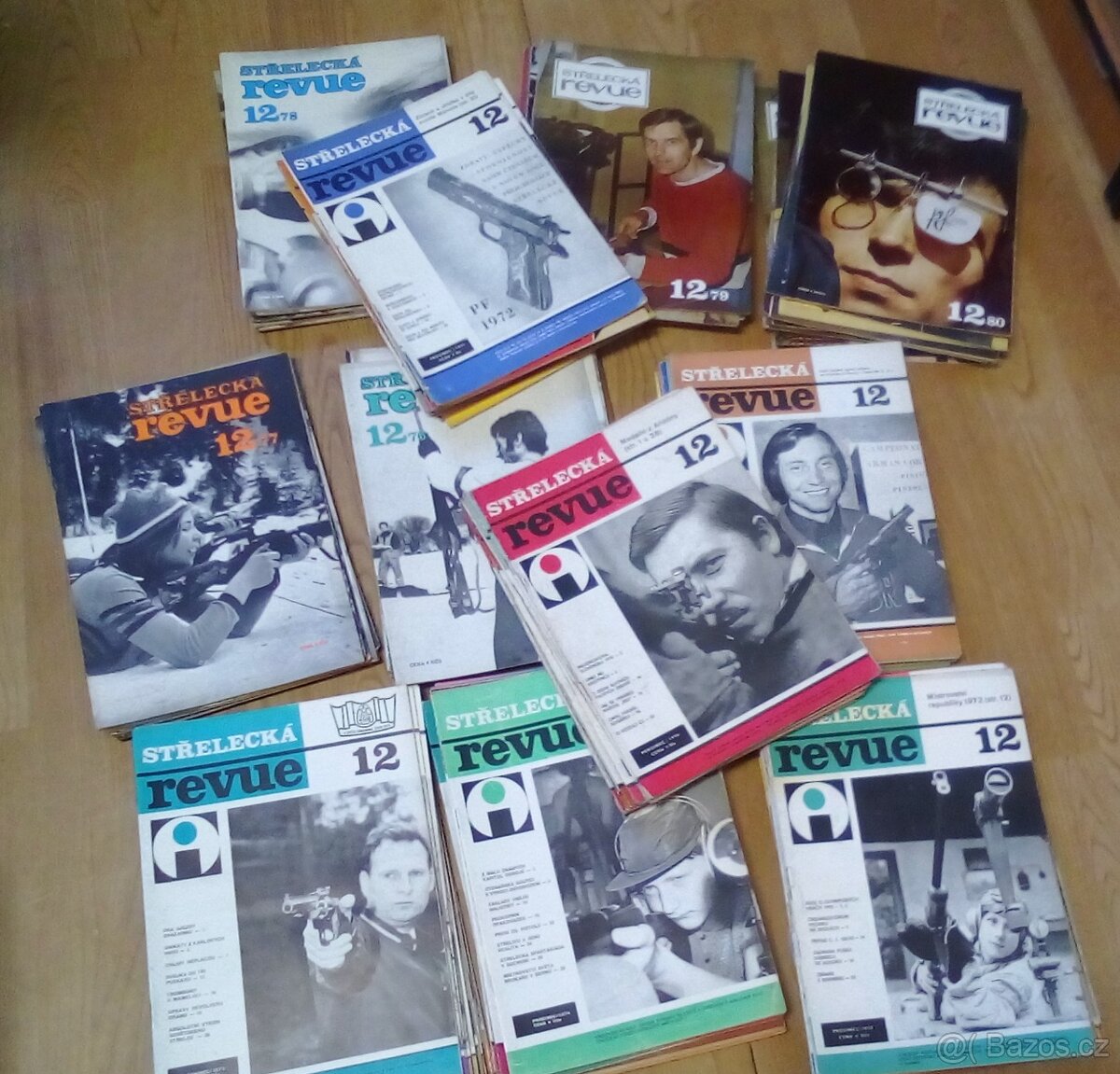 Časopis Střelecká revue kompletní 1970-1980