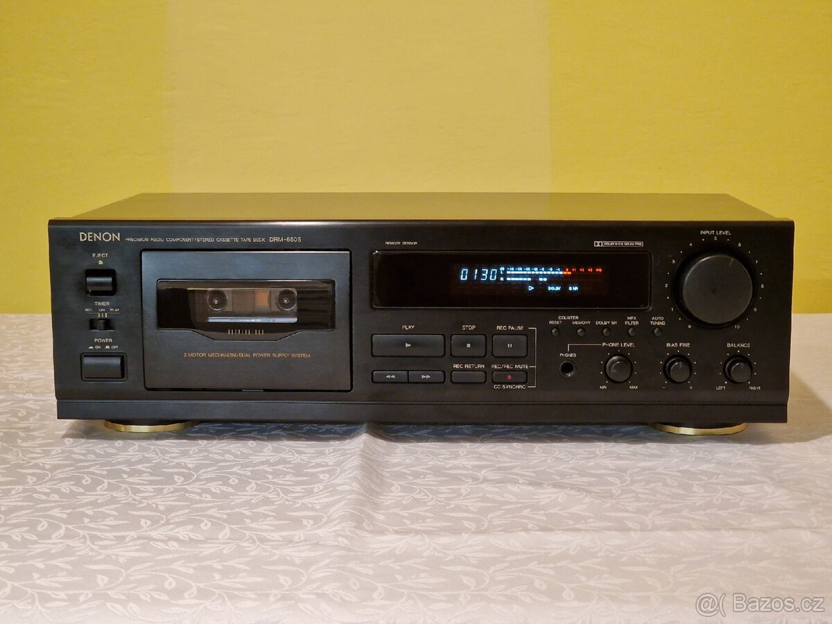 Kazetový přehrávač Denon DRM-650S, kalibrace, Dolby S