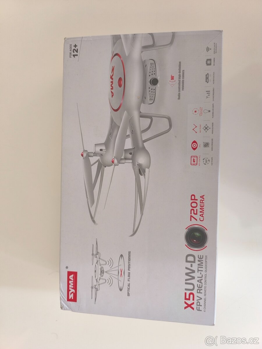 Dron Syma X5UW-D, bílá