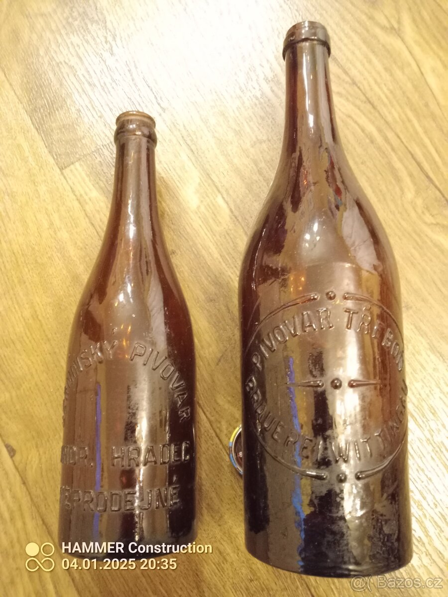 Staré pivní lahve