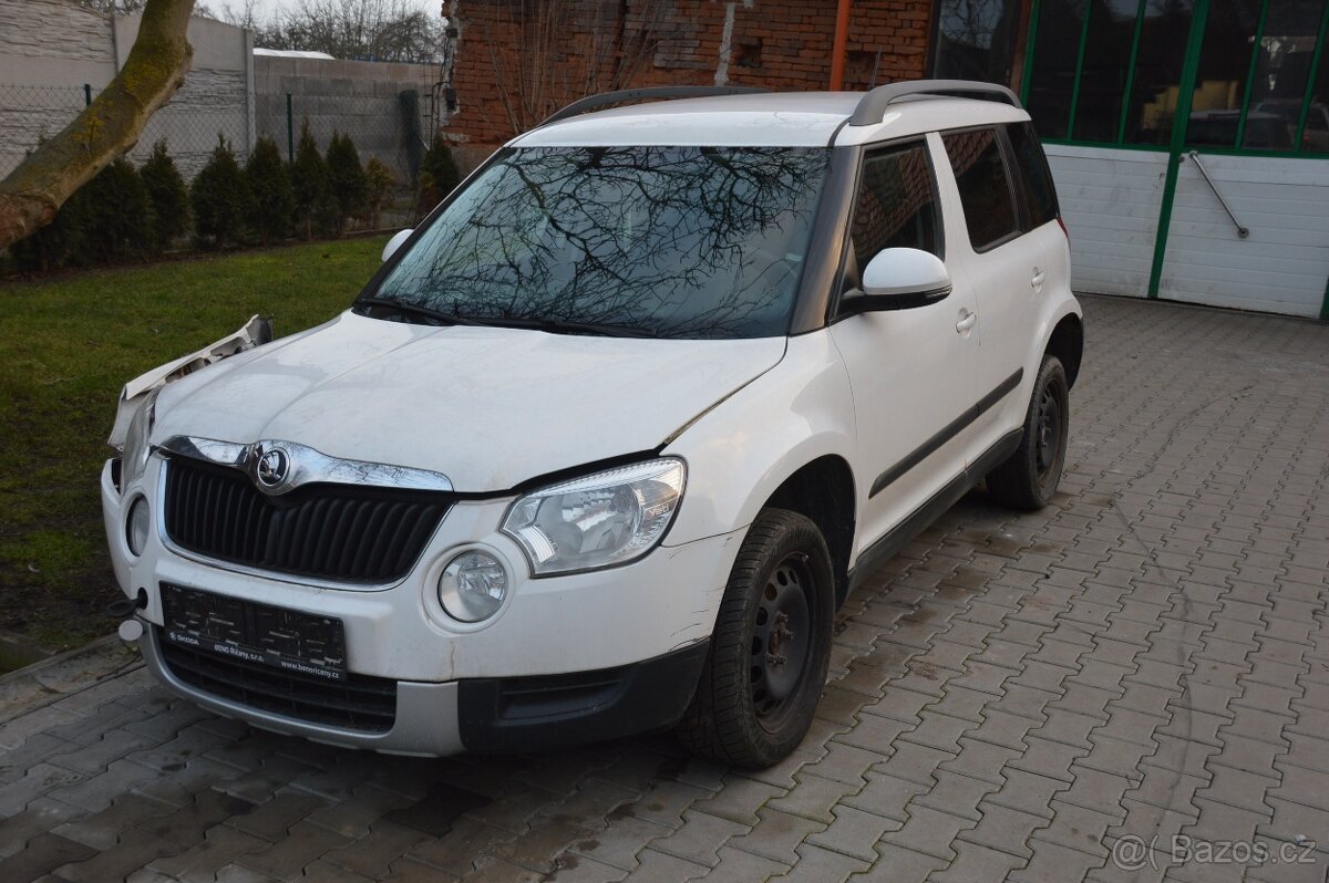 Yeti 2.0TDI 81kW ALU klimatizace NAVI rezerva