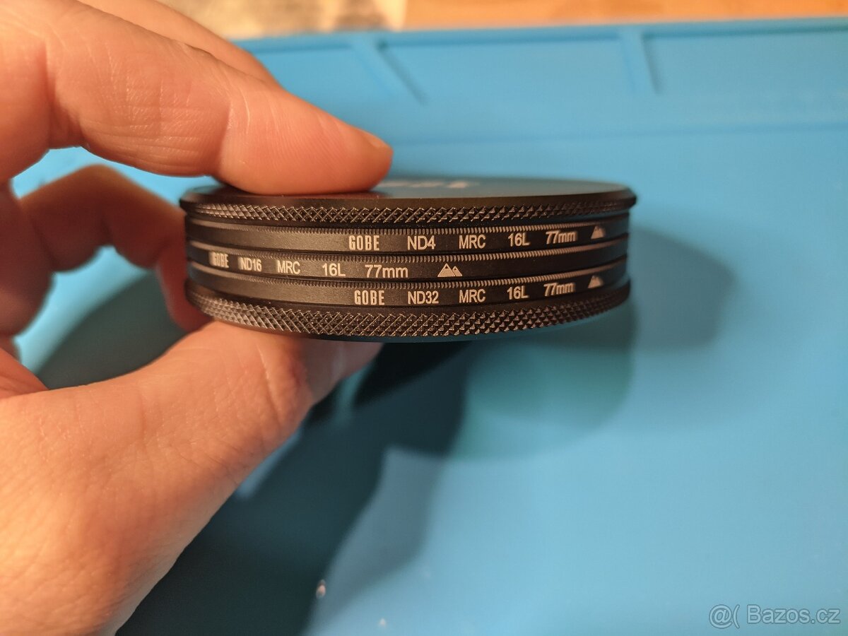 Gobe ND Filter Kit 77mm MRC 16-Layer: ND4, ND16, ND32