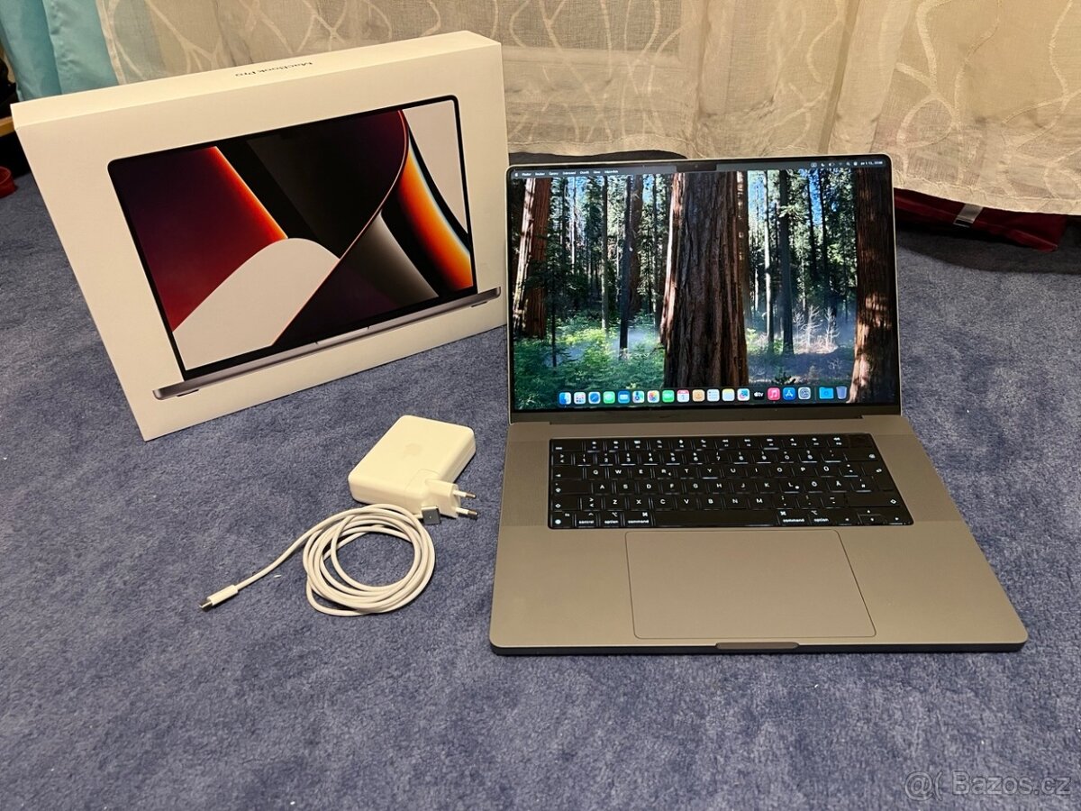 Apple MacBook Pro 16" (2021) M1 Pro, 1TB, 16GB, stříbrný