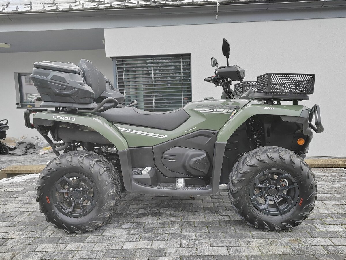 cfmoto x520 gladiátor bílá spz