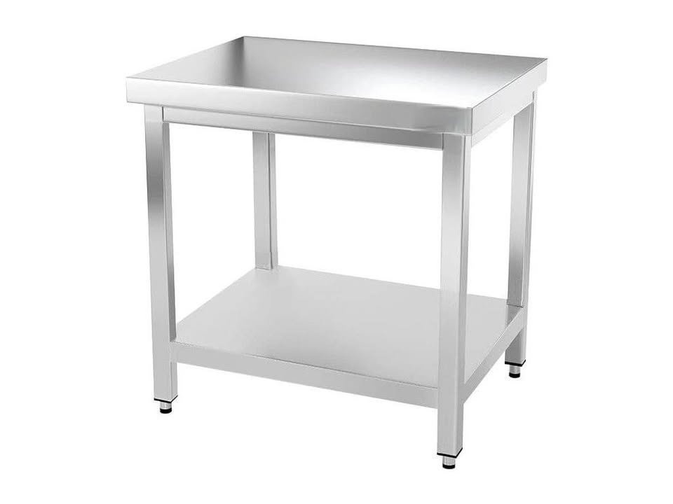 Nerezový stůl se spodní policí (od 60cm do 200cm)