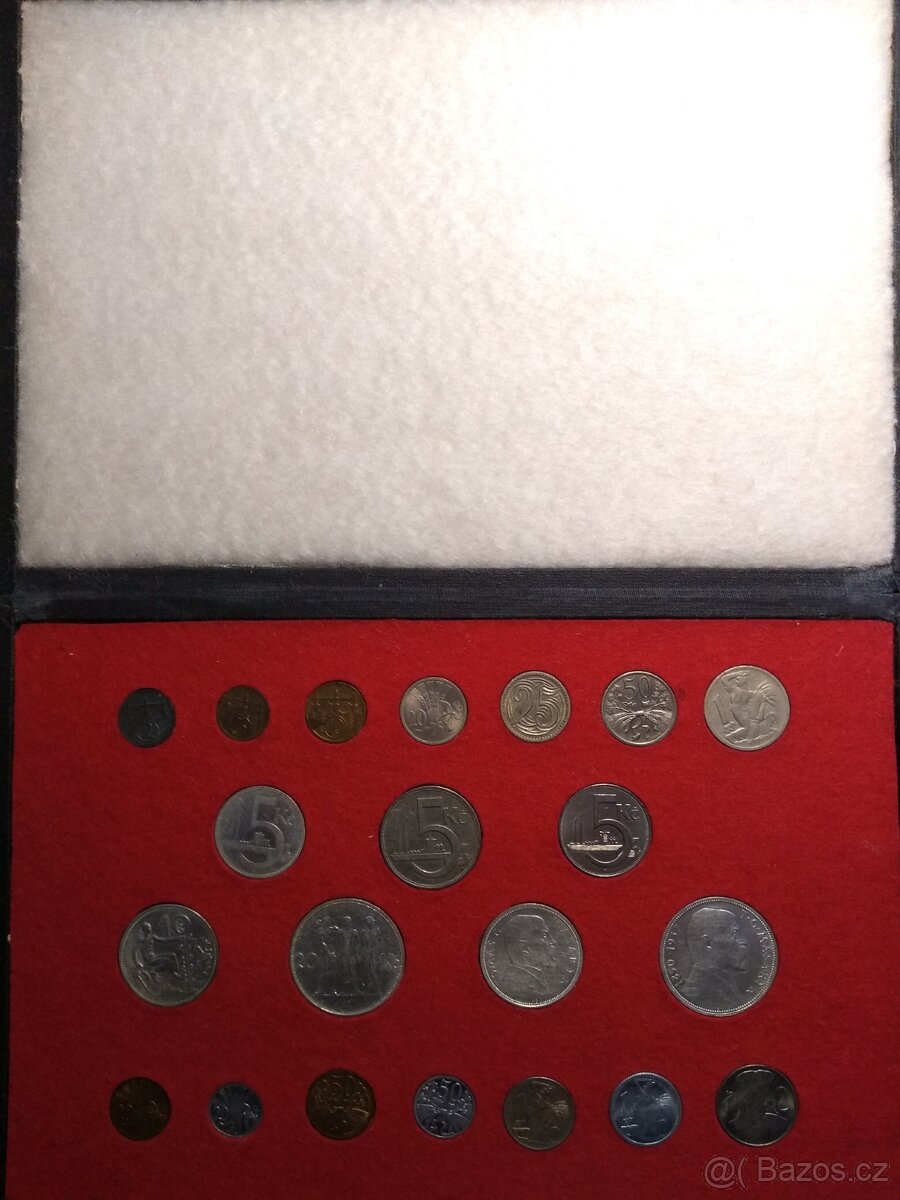Typové obehové mince ČSR 1918-1939 a 1946-1953