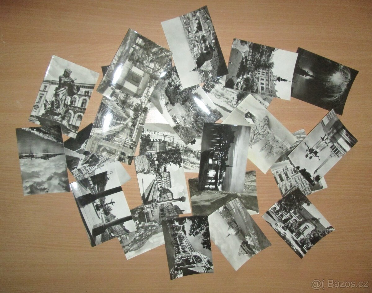 Staré pohlednicové fotografie - 23 ks