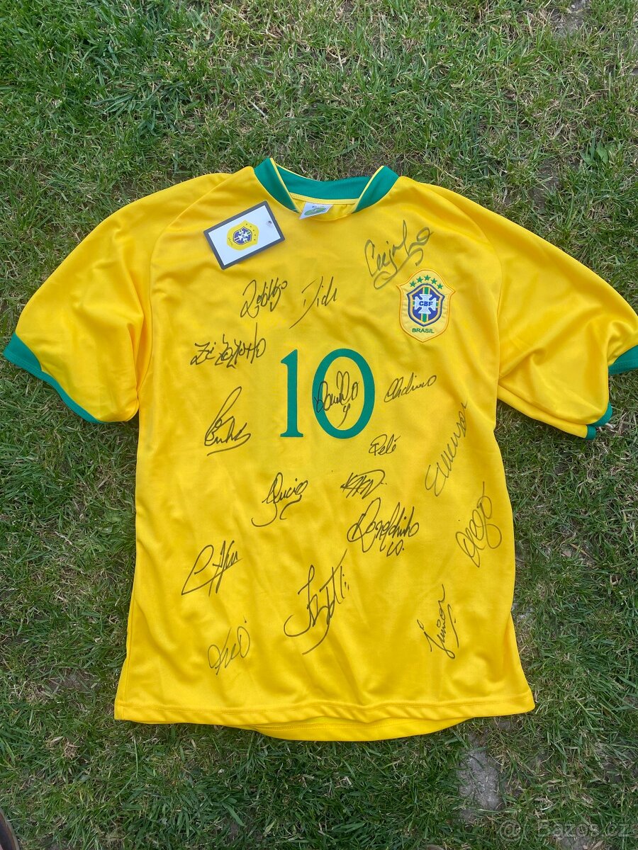 Podepsaný dres Brazilie