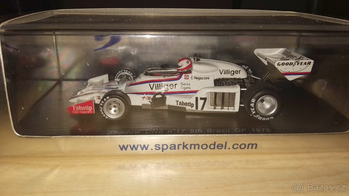 F1 Shadow DN8 #17 Clay Regazzoni 1978 Brazil GP Spark 1:43