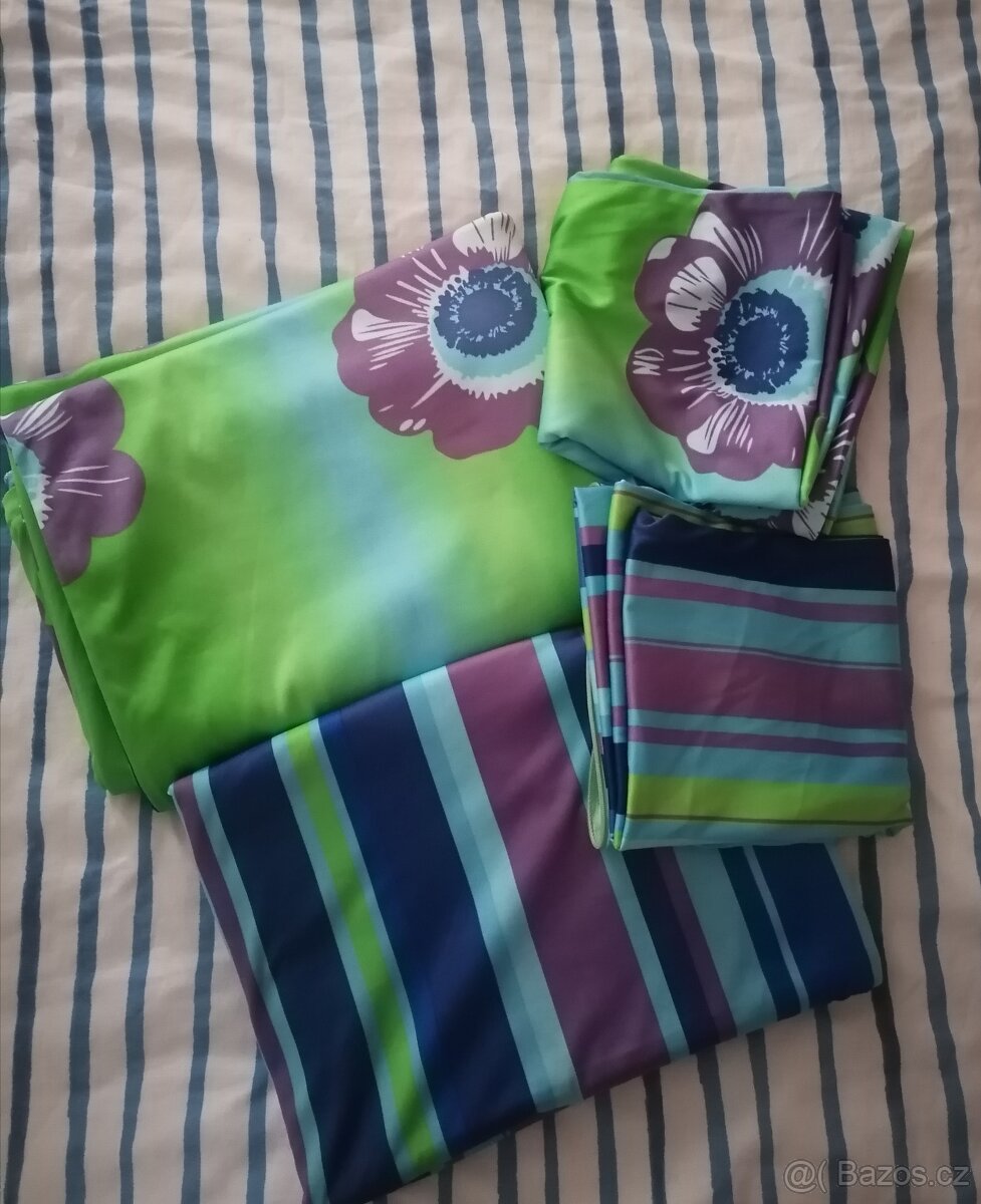 Povlečení krásné oboustranné. 2x postel