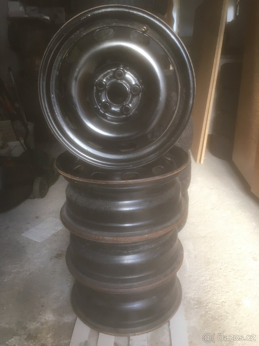 Plechové disky 5x100r15